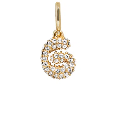 Baublebar Pave Bubble Initial Cluster Charm In Gold