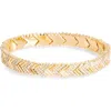 Baublebar Pavé Crystal Herringbone Stretch Bracelet In Multi