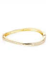 Baublebar Pavé Cubic Zirconia Wavy Hinge Bracelet In Gold
