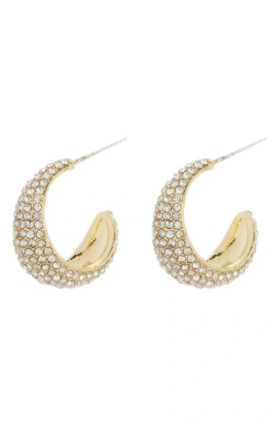 Baublebar Pavé Hoop Earrings In Gold