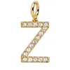 Baublebar Pavé Initial Cluster Charm In Gold
