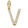Baublebar Pavé Initial Cluster Charm In Metallic