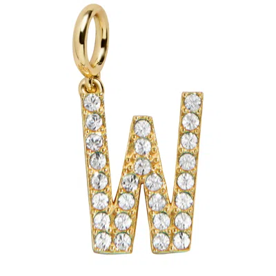 Baublebar Pavé Initial Cluster Charm In Purple