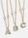 Baublebar Pavé Initial Yasmine Necklace In Gold