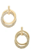 Baublebar Pave Interlocked Drop Earrings In Gold