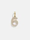 Baublebar Pavé Number Cluster Charm