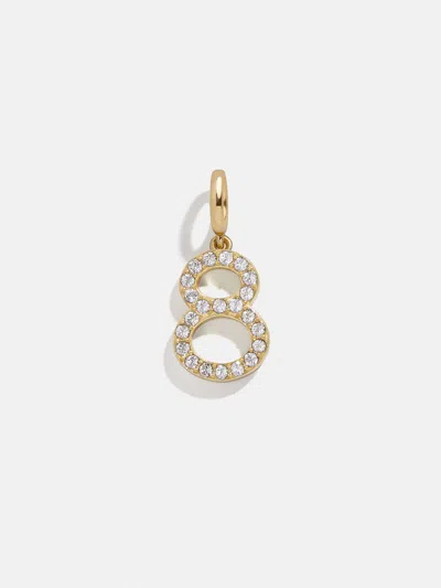 Baublebar Pavé Number Cluster Charm