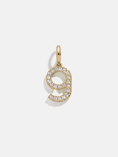 Baublebar Pavé Number Cluster Charm