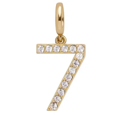 Baublebar Pavé Number Cluster Charm In Gold