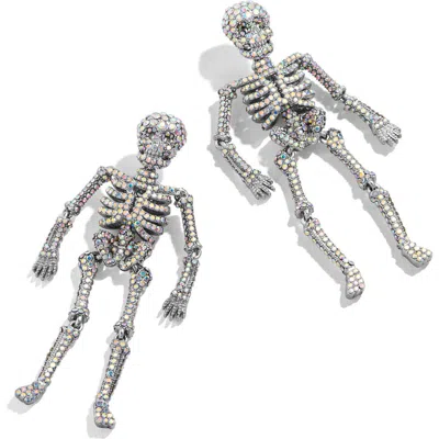 Baublebar Pavé Skeleton Drop Earrings In Metallic