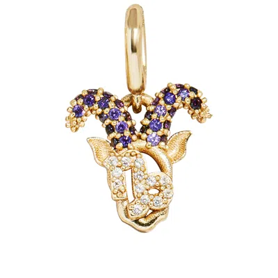 Baublebar Pavé Zodiac Cluster Charm In Gold