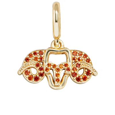Baublebar Pavé Zodiac Cluster Charm In Gold