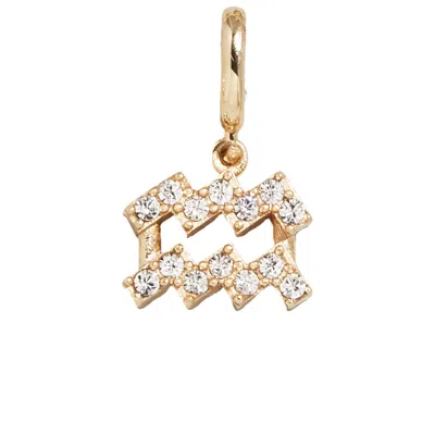 Baublebar Pavé Zodiac Symbol Cluster Charm In Gold