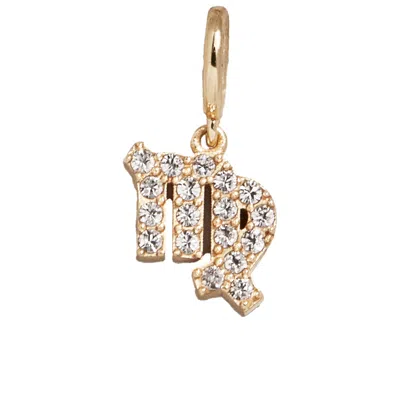 Baublebar Pavé Zodiac Symbol Cluster Charm In Gold