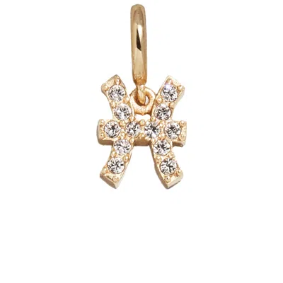 Baublebar Pavé Zodiac Symbol Cluster Charm In Gold