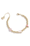 Baublebar Howdy Crystal Hamsa Hand & Evil Eye Charm Beaded Bracelet