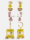Baublebar Peanuts Easter Earring Set In Gold