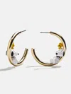 Baublebar Peanuts Snoopy & Woodstock 3d Hoop Earrings