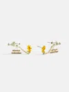 Baublebar Peanuts Snoopy & Woodstock Sledding Earrings