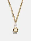 Baublebar Peanuts Snoopy Flying Ace Doghouse Pendant In Gold