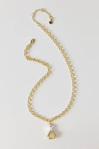 Baublebar Peanuts Snoopy Flying Ace Doghouse Pendant In Gold, Women's At Urban Outfitters