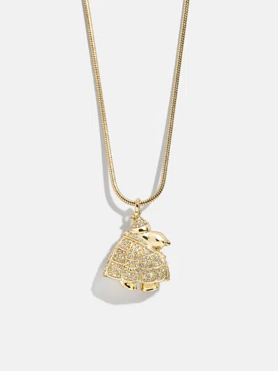 Baublebar Peanuts Snoopy Puffer Jacket Necklace In Gold