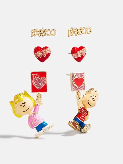 Baublebar Peanuts Valentine's Day Earring Set