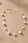 Baublebar Pearl Infinity Necklace In White