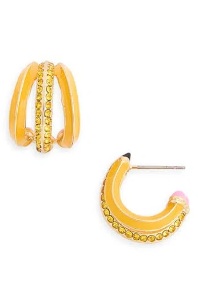 Baublebar Pencil Hoop Earrings
