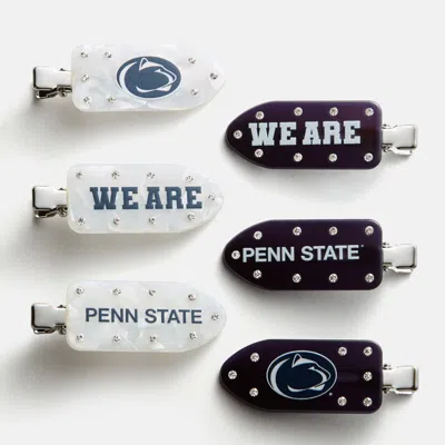Baublebar Penn State University Creaseless Hair Clip Set