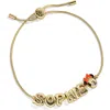 Baublebar Personalized Disney® Bubble Charm Slider Bracelet In Gold