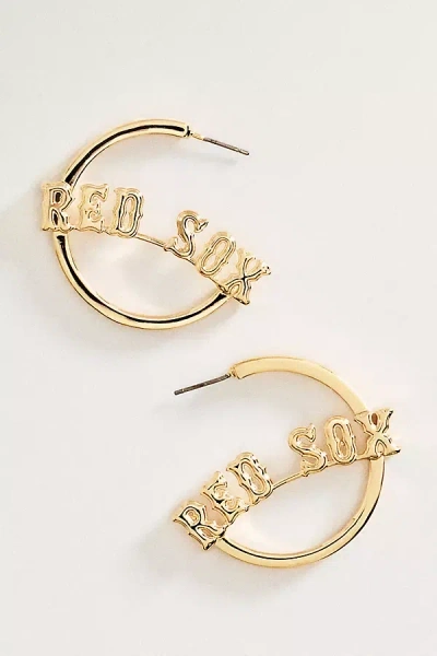 Baublebar Phillies Nameplate Hoops In Gold