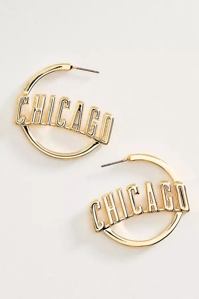 Baublebar Phillies Nameplate Hoops In Gray