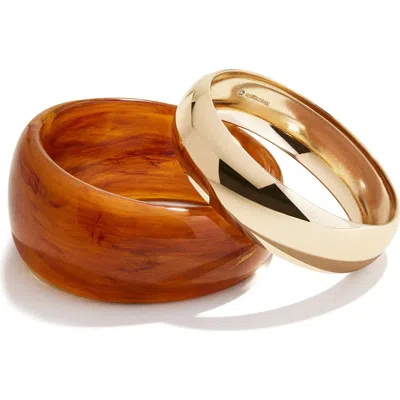 Baublebar Phoebe Set Of 2 Bangles In Brown