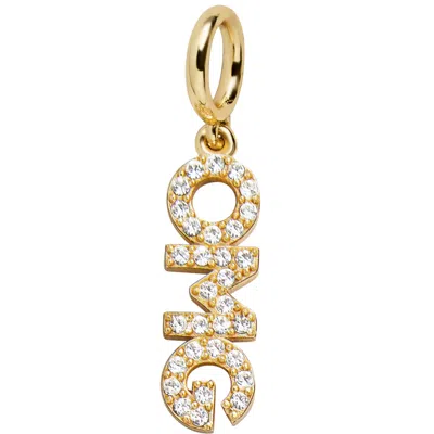 Baublebar Phrase Cluster Charm In Gold