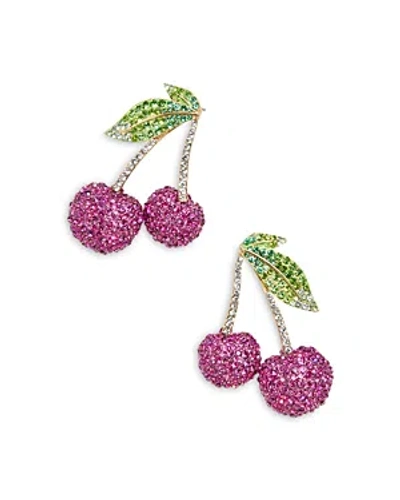 Baublebar Pick Of The Bunch Cherry Earrings In Pink/green