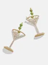 Baublebar Pimento Memento Crystal Martini Drop Earrings In Gold Tone In Gold
