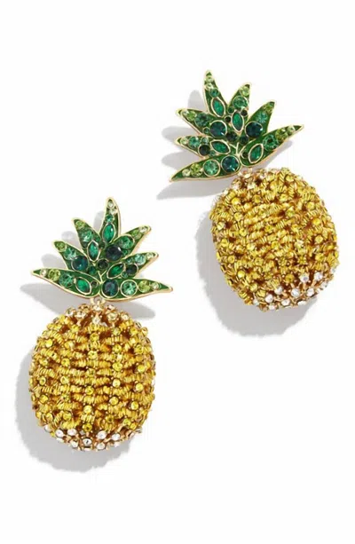 Baublebar Pineapple Earrings In Yellow