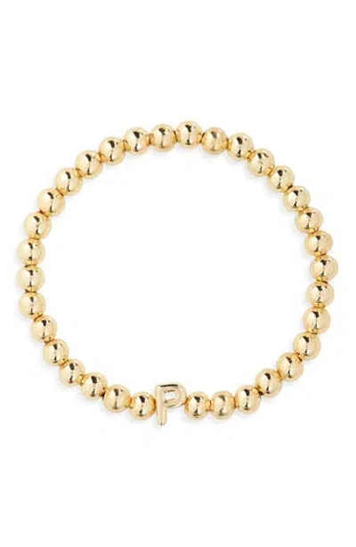 Baublebar Pisa Initial Beaded Stretch Bracelet
