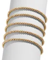 Baublebar Pisa Set Of 5 Beaded Bracelets In Gold