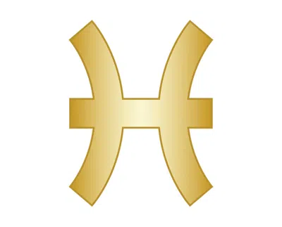 Baublebar Pisces Zodiac Icon In Gold