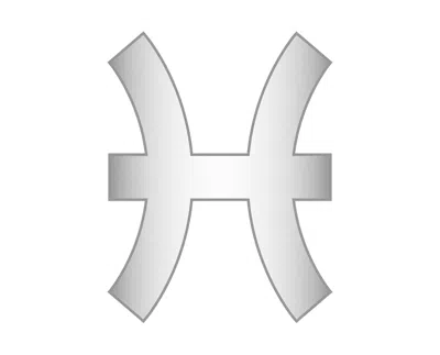 Baublebar Pisces Zodiac Icon In Gray