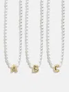 Baublebar Playful Pearls Kids' Initial Necklace