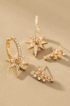 Baublebar Portia Star Crystal Earring Set In Gold
