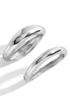 Baublebar Priya Set Of 2 Hinge Bangles In Metallic
