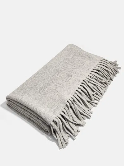 Baublebar Pure Merino Wool Custom Blanket In Gray