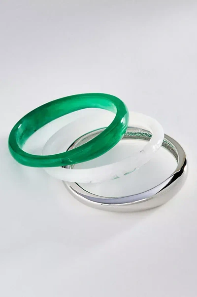 Baublebar Raven Set Of 3 Bangle Bracelets In Silver