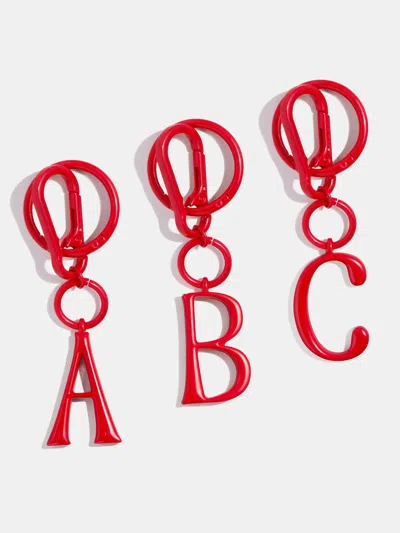 Baublebar Red Initial Enamel Bag Charm