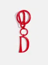 Baublebar Red Initial Enamel Bag Charm
