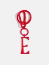 Baublebar Red Initial Enamel Bag Charm In Red